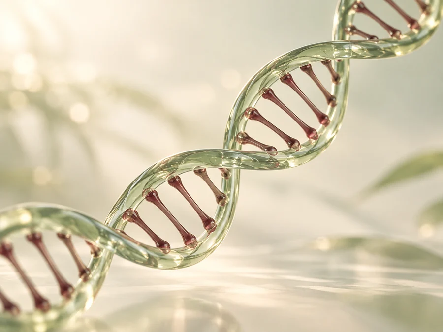 DNA 双螺旋概念示意